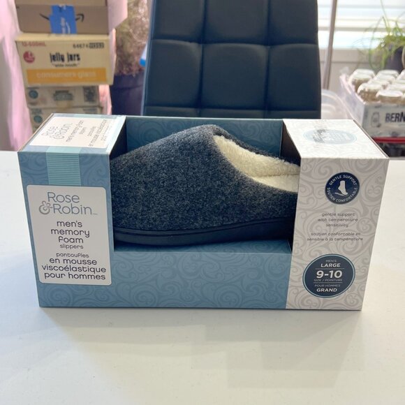 Brand New Men's Memory Foam Slippers Size 9 to 10! - Picture 7 of 16